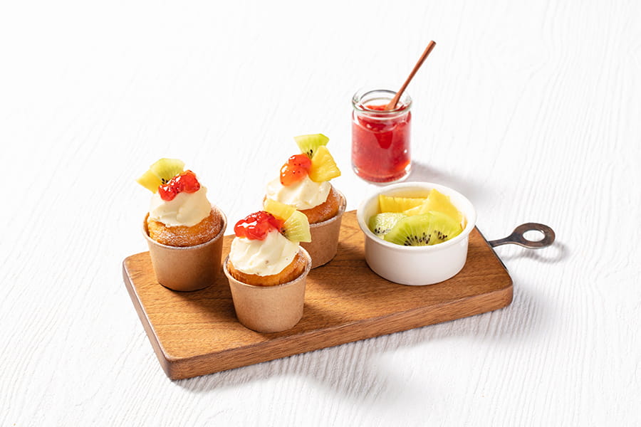 キリのフロスティングカップケーキ